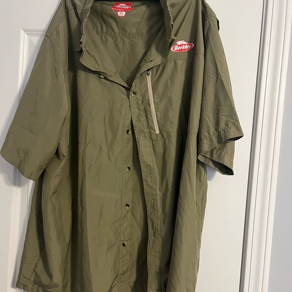 Berkley Olive Green Short Sleeve Shirt